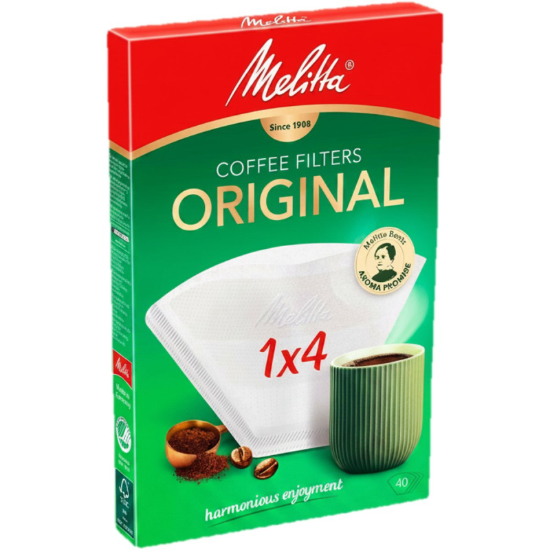 Melitta filtry Original 1x4, 40 ks