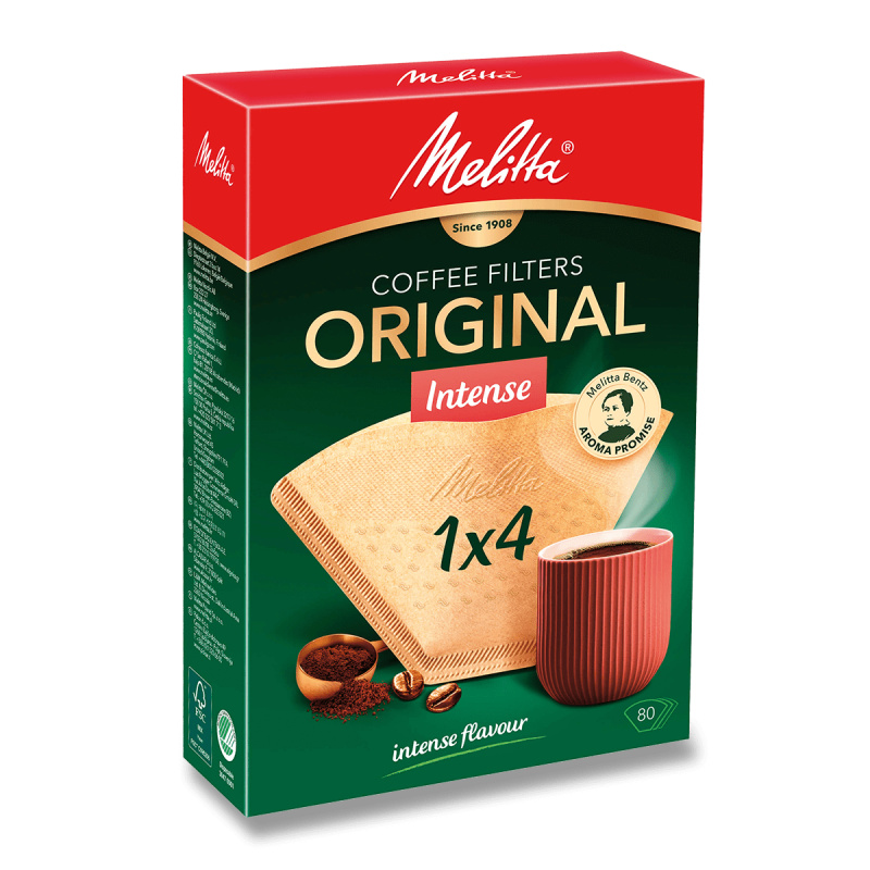 Melitta Original Intense - kávové filtry - č.4, 80 ks