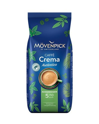 Mövenpick Caffé Crema Auténtico 100% Arabica zrnková káva 1 kg