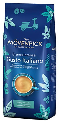 Zrnková káva MÖVENPICK - Caffé Crema Gusto Italiano, 1 kg