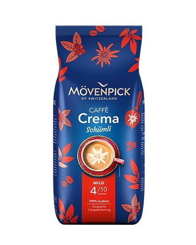 Mövenpick Caffé Crema Schümli 100% Arabica zrnková káva 1 kg