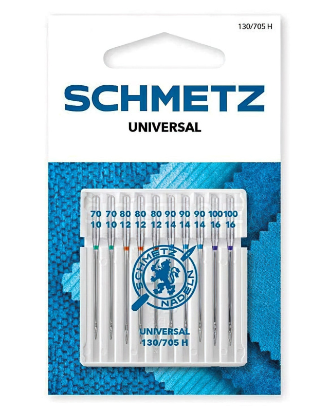 SCHMETZ Strojové jehly 130/705 H XKS 70-100, univerzální, balení 10 kusů