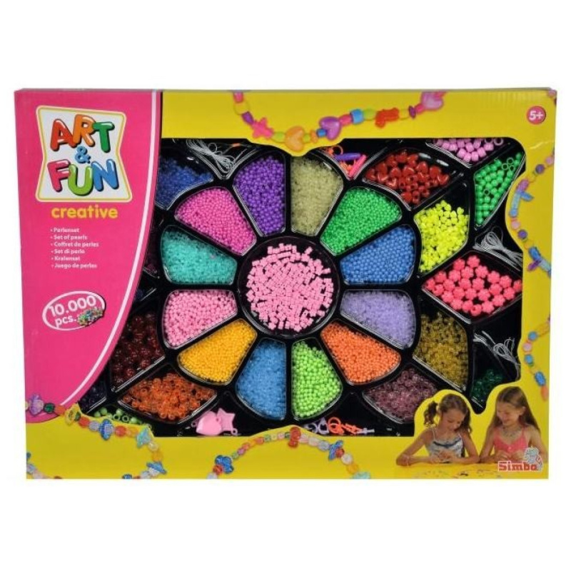 Simba A&F Dárková sada korálků, 10000 ks, vč. příslušenství