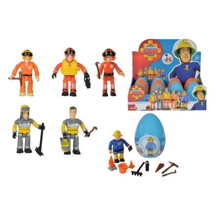 Požárník Sam Figurka ve vajíčku s příslušenstvím, 6 druhů