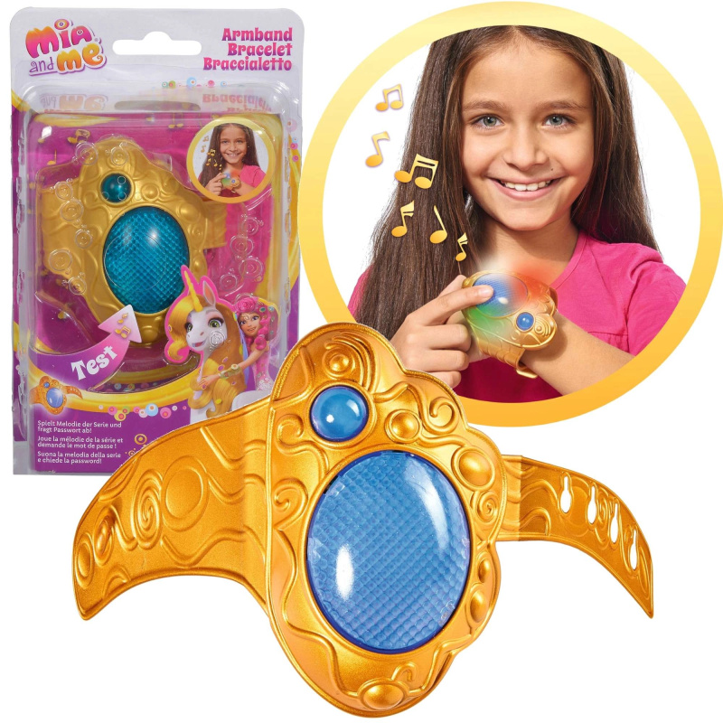 Mia a já kouzelný svítící náramek se zvukem