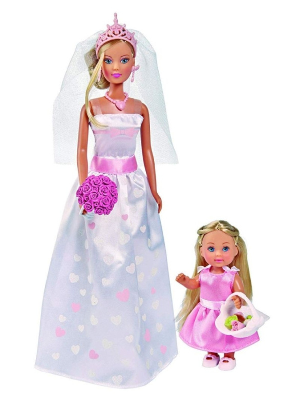 SIMBA Panenka Steffi a Evi Nevěsta s družičkou