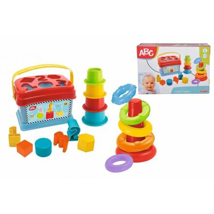ABC Set na hraní Vkládačka a pyramida