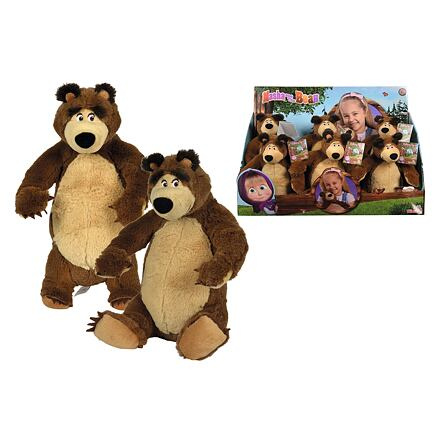 Simba Máša a medvěd Plyšový medvěd 25 cm, 2 druhy