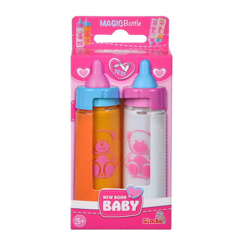 magické lahvičky pro panenky new born baby – sada 2 ks