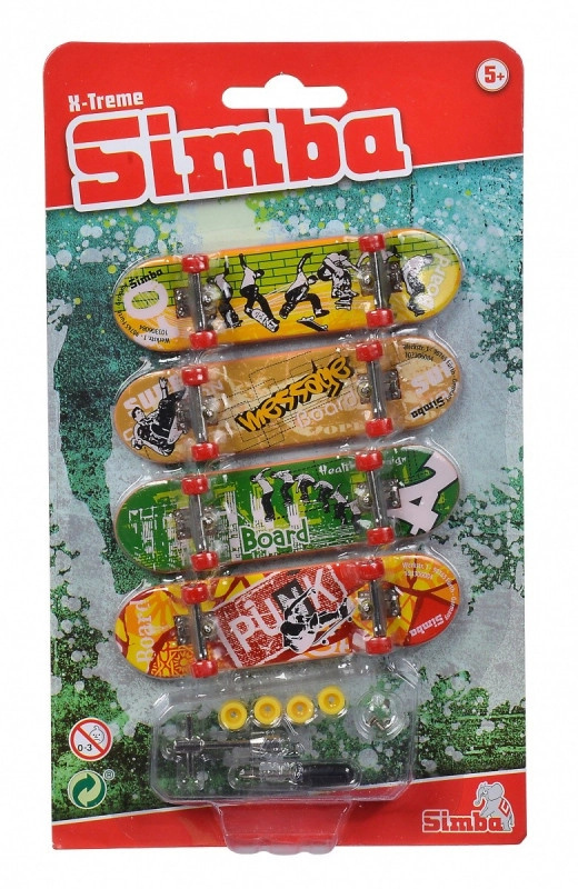 Simba Prstový skateboard set 4 ks