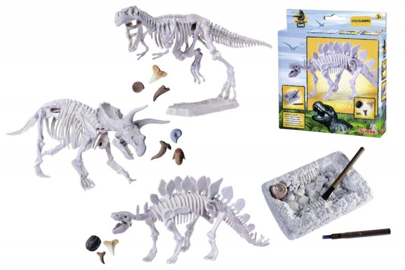Simba Sada na vykopávání dinosaura, 3 druhy