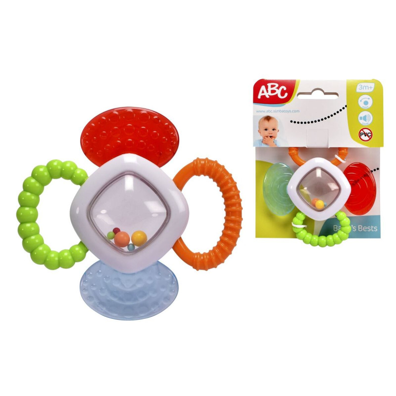 ABC Chrastítko a kousátko v jednom 12 cm
