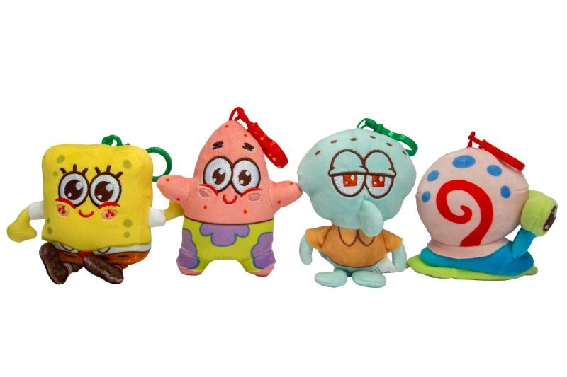 Plyšový přívěsek Squishy SPONGEBOB SQUAREPANTS 10 cm
