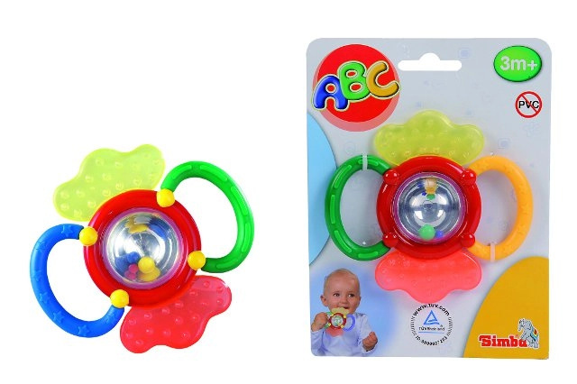 ABC Chrastítko a kousátko v jednom, 12cm