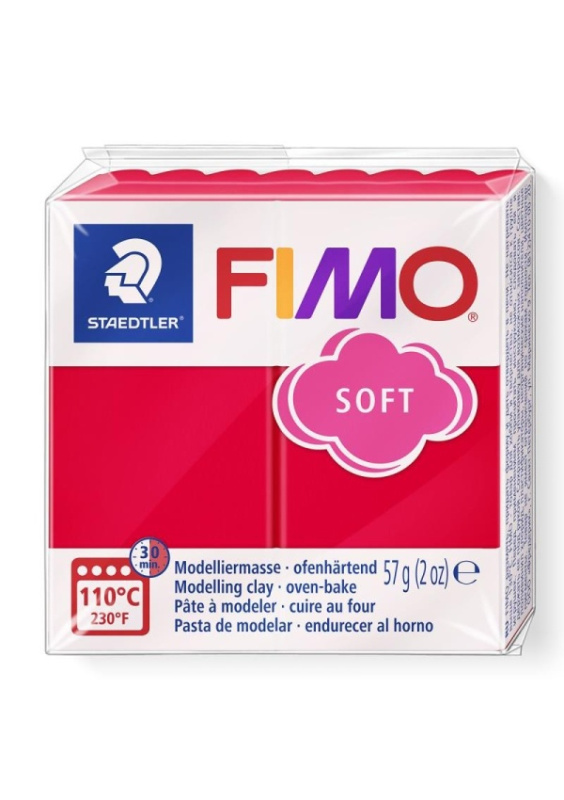 FIMO soft 57g - červená Kreativní svět s.r.o.