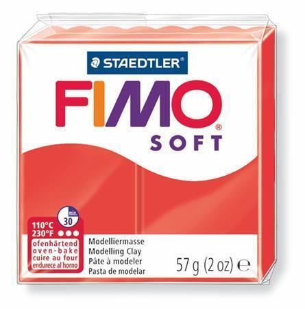 FIMO soft 57g - červená Kreativní svět s.r.o.