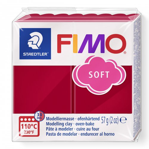 FIMO soft 57g - tmavě červená Kreativní svět s.r.o.