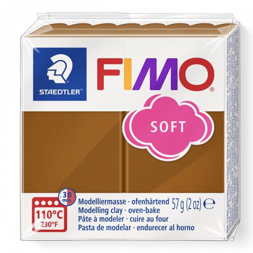 Staedtler FIMO soft 57g HNĚDÁ