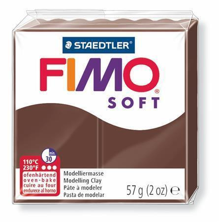 Staedtler FIMO soft 57g ČOKOLÁDOVÁ