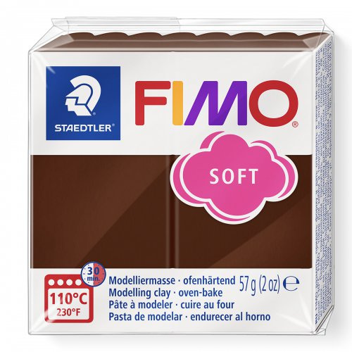 Staedtler FIMO soft 57g ČOKOLÁDOVÁ