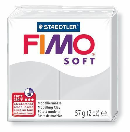 Staedtler FIMO soft 57g ŠEDÁ
