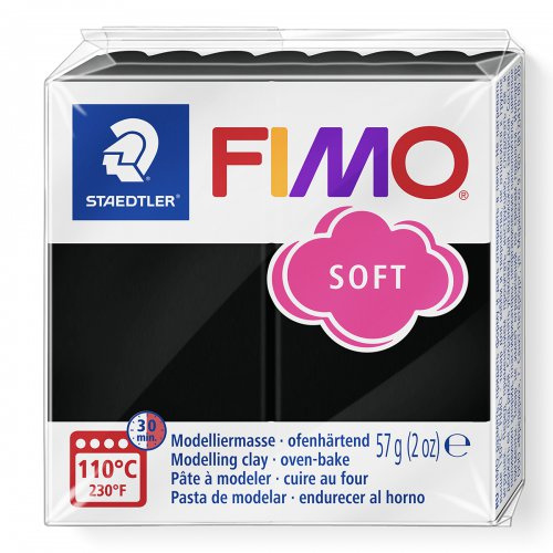 FIMO soft 57g - černá Kreativní svět s.r.o.