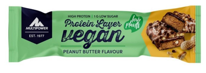 Multipower Vegan Protein Layer 55 g - peanut butter
