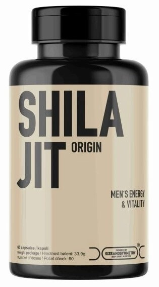 SizeAndSymmetry Shilajit Origin 500 mg 60 kapslí