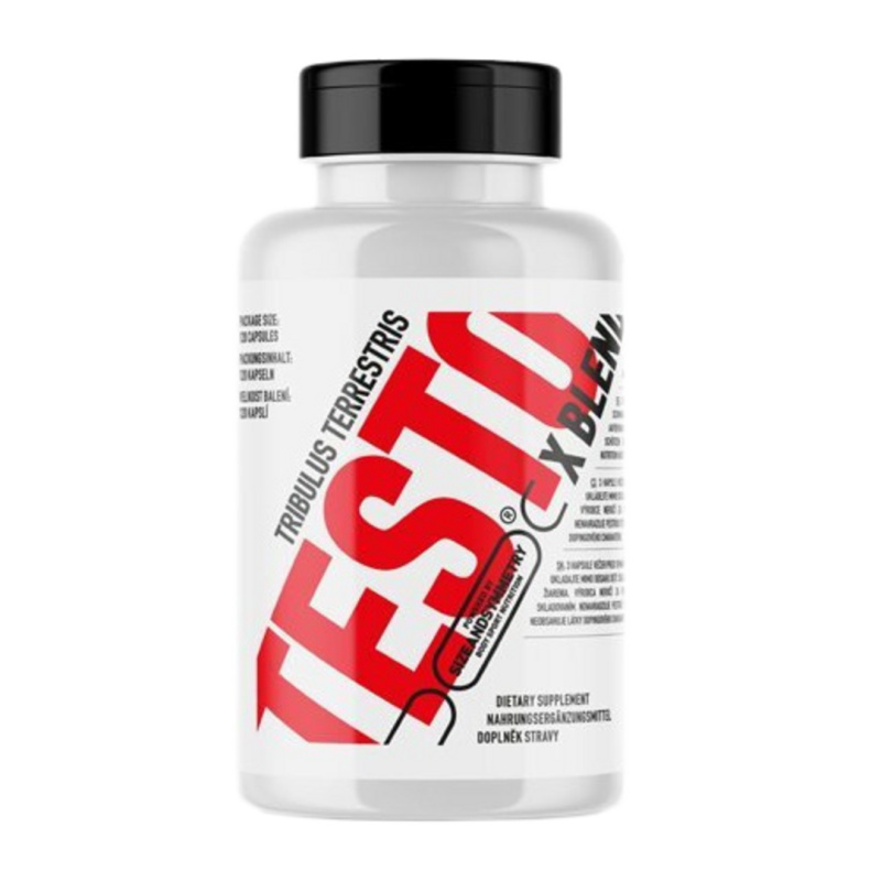 SizeAndSymmetry Tribulus Testo X-Blend 120 kapslí