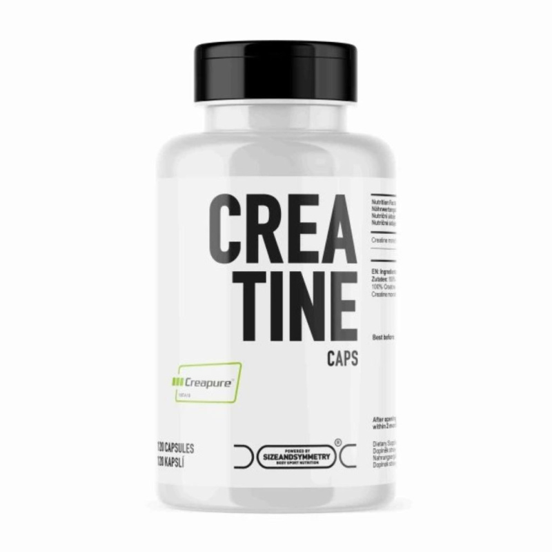 1 + 1 SizeAndSymmetry Creatine Creapure®, Kreatin 120 kapslí