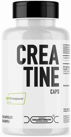 1 + 1 SizeAndSymmetry Creatine Creapure®, Kreatin 120 kapslí