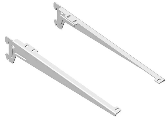 Stranový nosník 330mm, bílý, 1 pár
