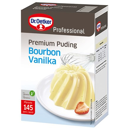 Dr. Oetker Premium puding s příchutí bourbon vanilka 1 kg