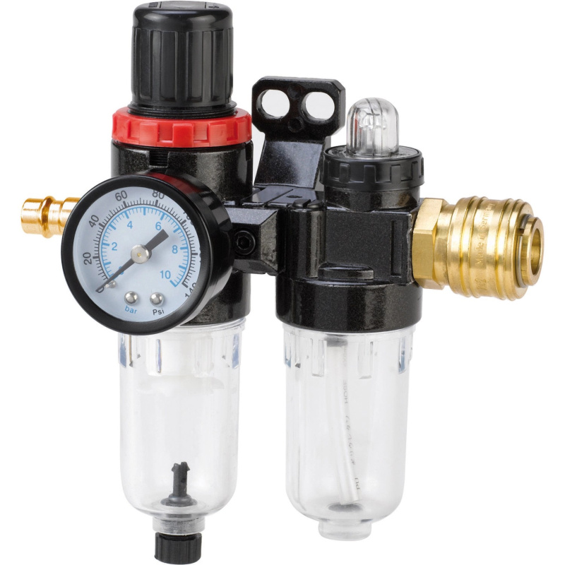 Einhell Regulátor tlaku s filtrem / lubrikátor, vnitřní závit 1/4"