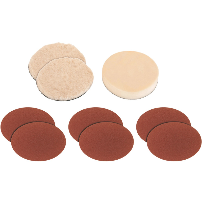 Einhell Sada lešticích potahů a brusných kotoučů 9dílná