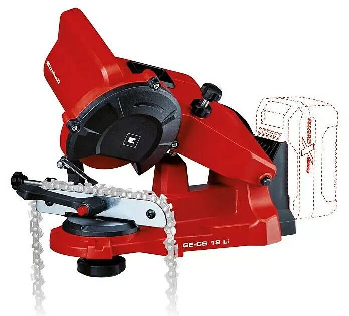Aku ostřička řetězů GE-CS 18 Li - Solo Power X-Change - Einhell Expert Plus