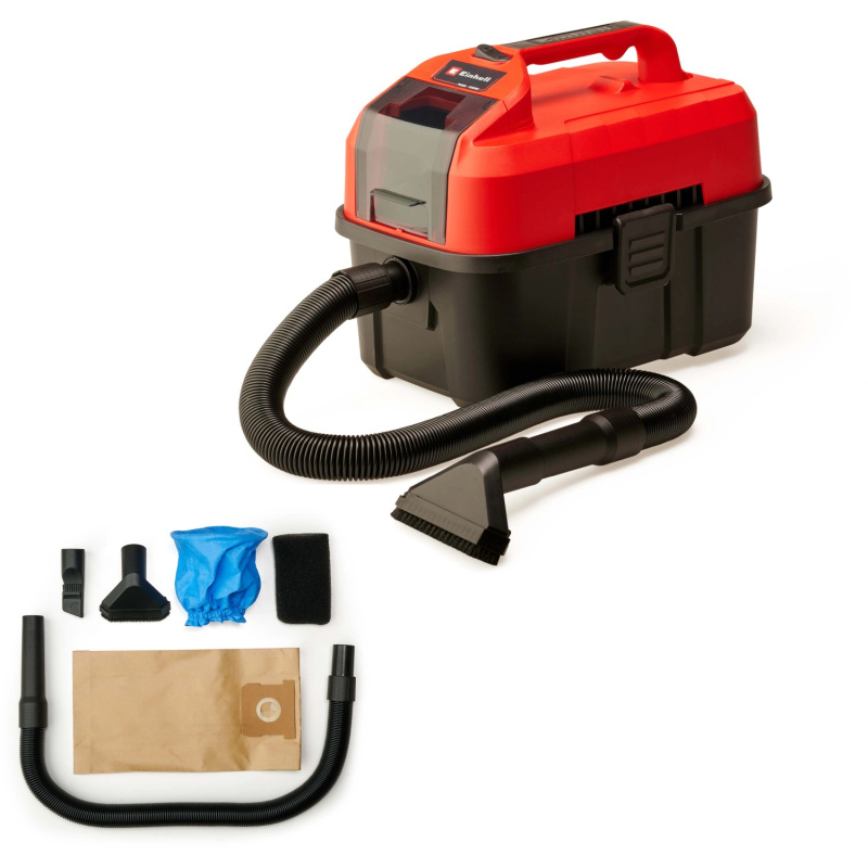 Einhell Power X-Change Aku vysavač na mokré a suché vysávání TE-VC 18/10 Li-Solo