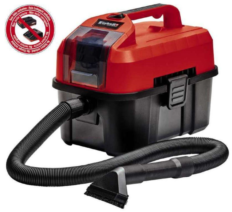 Einhell Power X-Change Aku vysavač na mokré a suché vysávání TE-VC 18/10 Li-Solo