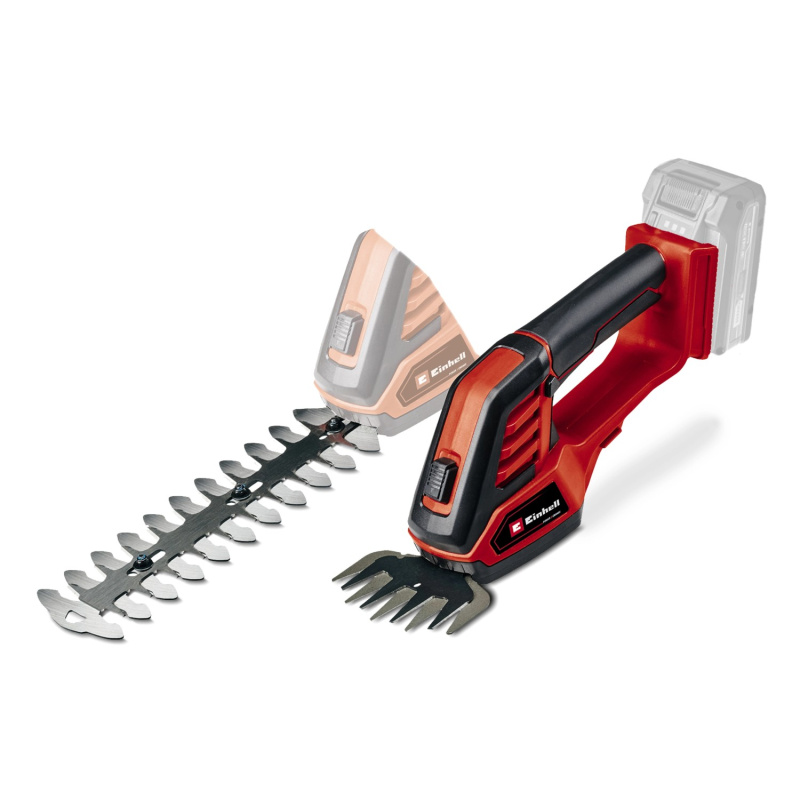 Einhell Power X-Change Aku nůžky na trávu a keře GE-CG 18/100 Li Solo