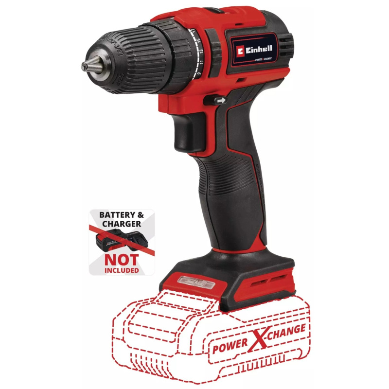 Einhell Power X-Change Aku vrtací šroubovák TE-CD 18/40 Li BL - Solo