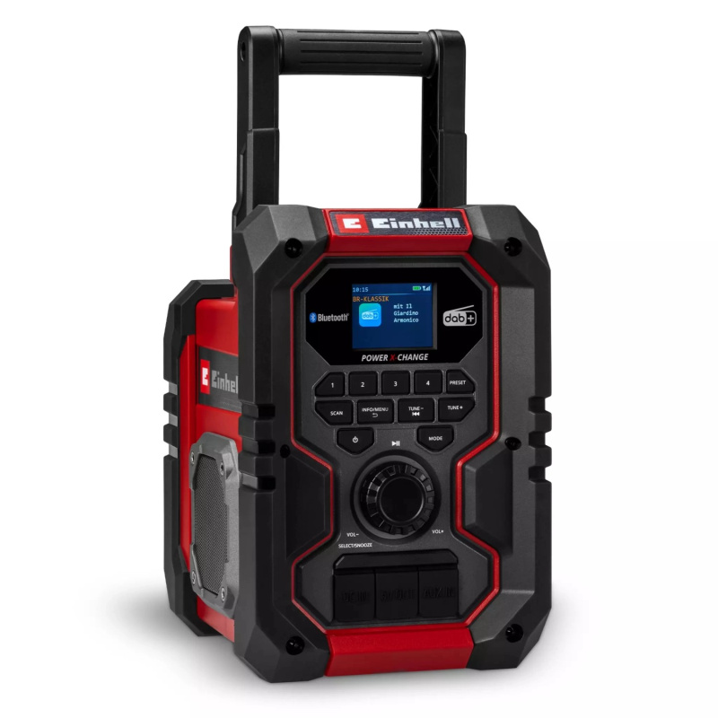 Einhell Power X-Change Aku rádio TE-CR 18 Li DAB+/FM/BT - Solo