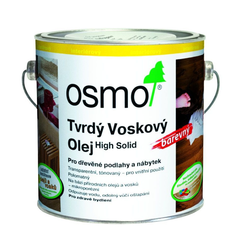 Olej tvrdý voskový Osmo 3040 bílý 0,375 l