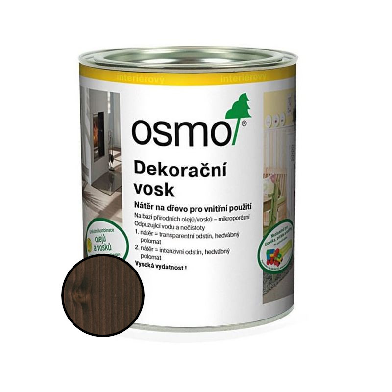 Vosk dekorační Osmo 3161 ebenové dřevo 0,75 l