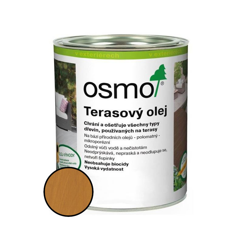Olej terasový Osmo 013 garapa 2,5 l