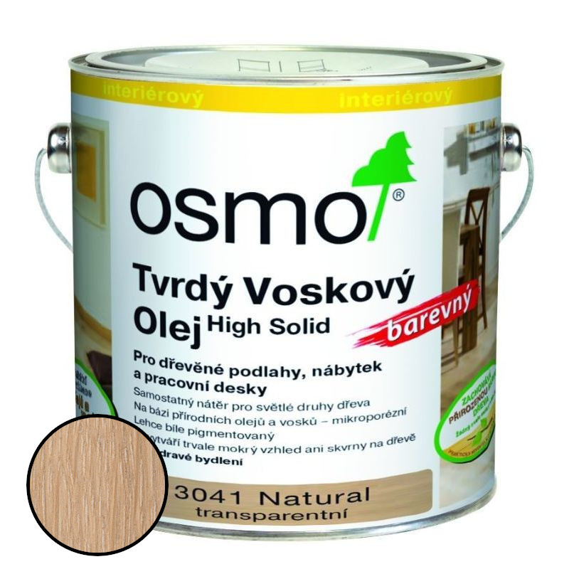 Olej tvrdý voskový Osmo Effekt 3041 natural 2,5 l