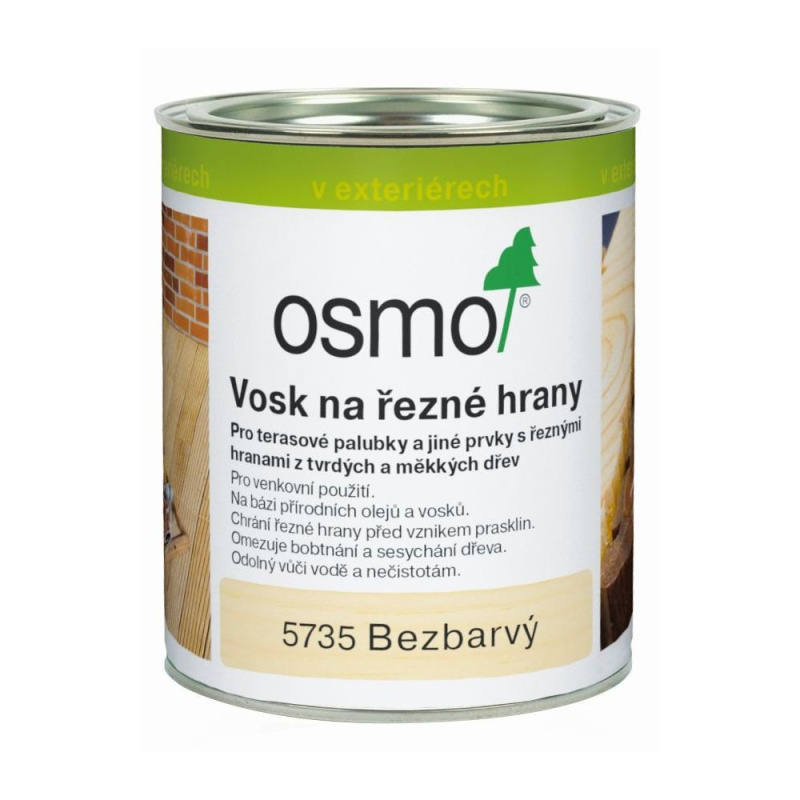 Vosk na řezné hrany Osmo 5735 bezbarvý 0,375 l