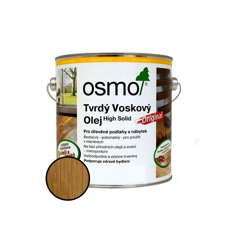 Olej tvrdý voskový Osmo Original 3065 bezbarvý 2,5 l