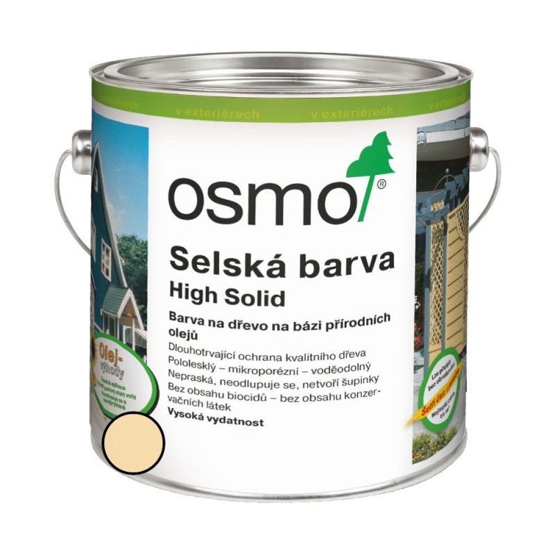 Nátěr venkovní Osmo 2204 Selská barva slonová kost 0,75 l