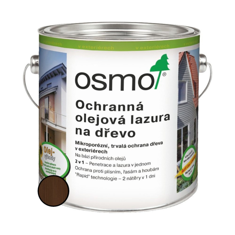 Lazura olejová ochranná Osmo 727 palisandr 2,5 l