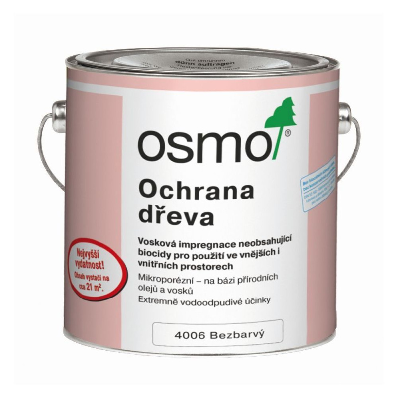 Impregnace vosková Osmo 4006 bezbarvá 0,75 l